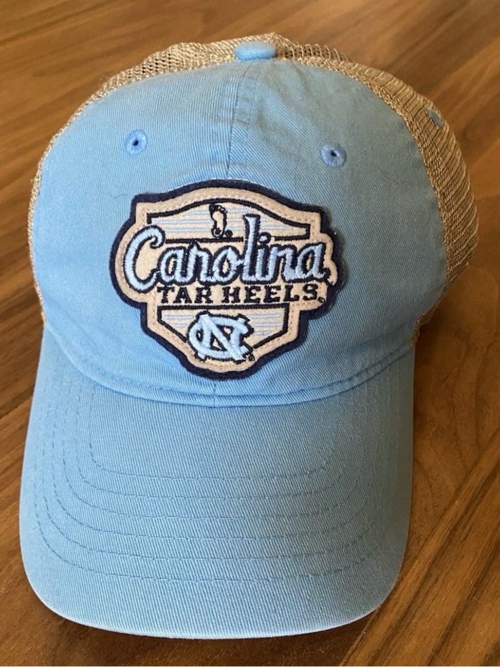 Zephyr Carolina Tar Heels Light Blue and Tan Trucker Hat